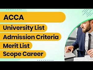 ACCA Complete Information & Passing - Scope of ACCA - ACCA Scope In Pakistan
