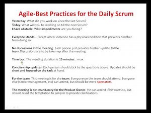 11 Best Practices Daily Scrum Meeting