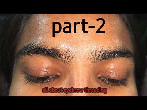 How to shape eyebrows | How to learn eyebrow threading