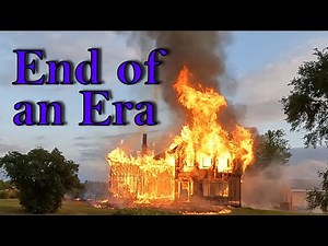 Up In Flames: The Uninhabitable Farmhouse's Surprising Fate (Controlled Burn)