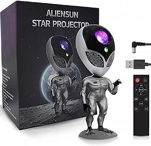 Beaster The Alien Lamp - USB Wall Light Waves Projector for Adult & Kids