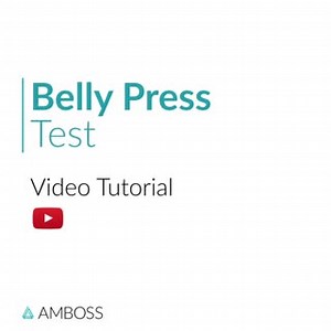 The belly press test is used to test the subscapularis muscle, an internal rotator of the shoulder, in isolation. The patient is asked to flex the elbow to 90° and place the palm of the hand on the epigastrium such that the wrist joint and the elbow joint are in almost the same horizontal plane. This action causes an internal rotation of the shoulder joint. . The patient is now asked to press the epigastrium with the palm while keeping the wrist and elbow joints in the same horizontal plane. Thi