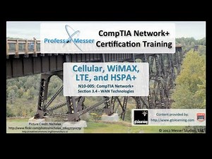 Cellular, WiMAX, LTE, and HSPA+ - CompTIA Network+ N10-005: 3.4