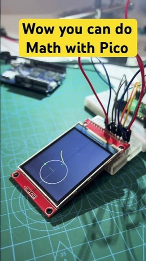 Math animation with rpi pico and Arduino #scienceexperiment #maths #robotics