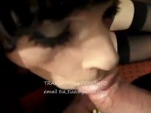 Shemale Homemade Tia Tizzianni Sucks Cock