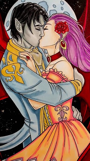 18 reactions | Our Vampire Romance coloring book is available now for...