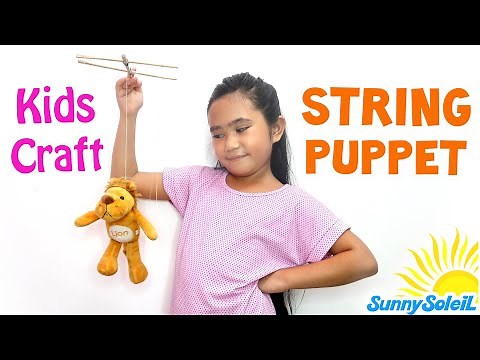Kids Craft: DIY String Puppet Tutorial | Paano Gumawa ng Puppet