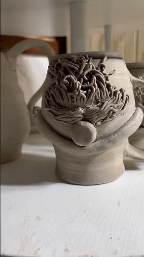 Hypnotic spinning, #chipndipbowl #pottery #ceramic #gnomes