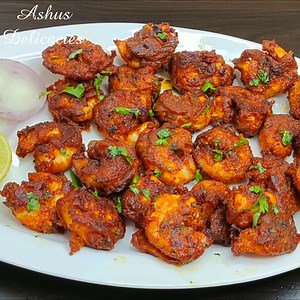 304K views · 12K reactions | Masala Prawns Fry | Ashus Delicacies | Facebook