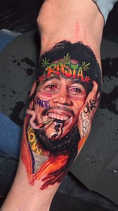 Bob Marley | Graffiti Tattoo | 🪴🔥 | Real london graffiti