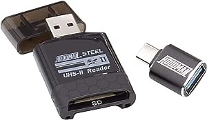 Amazon.com: Hoodman Steel SD/Micro SD UHS-II Enabled Card Reader - HUHS2 : Electronics