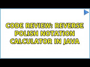 Code Review: Reverse Polish Notation Calculator in Java