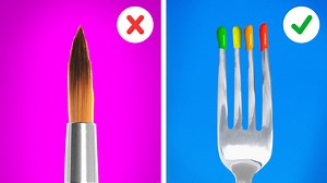 345K views · 6.4K reactions | Simple painting tricks for beginners and professionals. Homemade art tutorial: | 5-Minute Crafts Family | Facebook