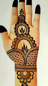 Very beautiful full hand arabic mehndi design easy mehandi design Front hand mehndi | Mehndi Design