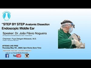 STEP BY STEP Anatomy Dissection - Endoscopic middle ear - Part 1