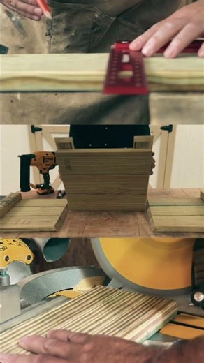 Building hexagonal pattern planters
