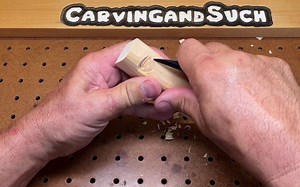 Eyes Carving Practice with Flexcut knifes and basswood.