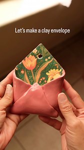 Clay envelope #claycraft #diycrafts #clayenvelope #decoupage | Sibster