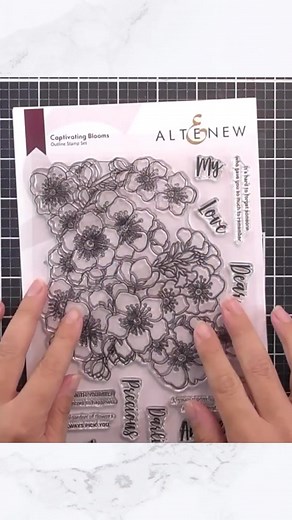 Rainbow Ink Blended Florals Card Making Tutorial | Altenew