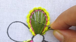 1.9K views · 80 reactions | Latest Flower Hand Embroidery Tutorial Video Link: #reels #embroiderydesign #support #design #diy #fb #trending #turtorial #flowers #stitch #embroideryart #tutorial #Embroidery #viralvideo #floral #hand #flower | Crafts & Embroidery | Facebook