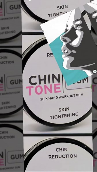 ChinTone™ Double chin reducer HARD GUM a Natural face lift device via targeted workout. double chin eliminator and Ideal face slimmer | neck exerciser | jaw exerciser and jawline shaper for women