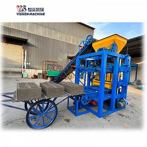 [Hot Item] Automatic Cement Concrete Hollow Interlock Block Brick Making Machine Concrete Block