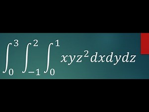44. Integrales iteradas. (Integral triple ).