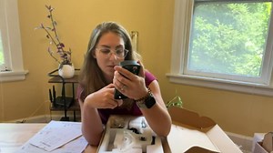 Keyless Entry Door Lock, ANKYNE Fingerprint Keypad Door Lock with Touchscreen Keypad and Handle, Keyless Entry Front Door Lock, Digital Smart Door Lock with App Control, Ekeys Sharing