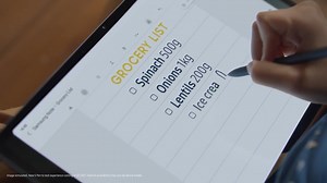 Scribble it down, and let the Tab S7 | 7 do the rest. The S Pen to Text feature turns your handwritten notes, lists and stories into a typeface, instantly. Discover more: http://bit.ly/2Nb0eHc | Samsung