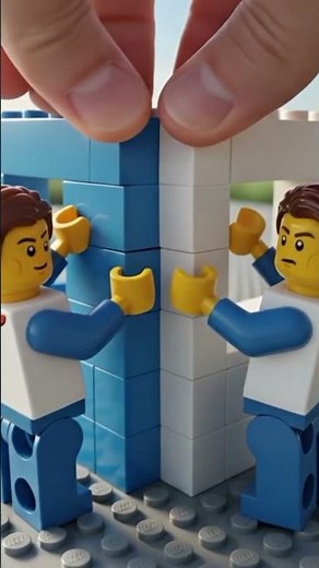 🏗️ POV: How LEGO Buildings Are Made – Step by Step!