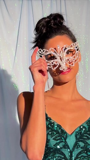 6K views · 15 reactions | Looking for the perfect gala dress for a masquerade ball? Or do you have an elegant event to attend that requires a long dress? CLV has the perfect teal and green dresses for you to choose from. ✨ | Camille La Vie | Facebook