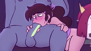 Shemale Marco Diaz and teen Hekapoo get big cocks in pussy and anal as well as creampies