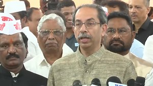 278K views · 10K reactions | पक्षप्रमुख मा. श्री. उद्धवसाहेब ठाकरे ह्यांनी महाराष्ट्र विधिमंडळ, मुंबई येथे प्रसारमाध्यमांच्या प्रतिनीधींशी संवाद साधला. | ShivSena | Facebook