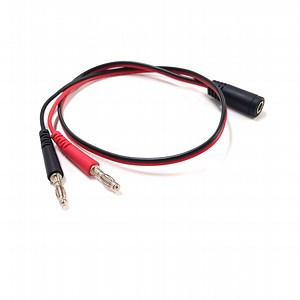 [Hot Item] 2.5X5.5mm DC Plug to 4mm Stackable Banana Plug Power Cord Test Cable Lead