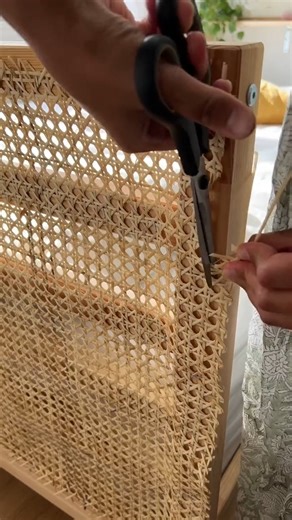 2.3K views | Easy DIY rattan headboard ✂️✨ A simple project that adds warmth, texture, and a natural vibe to your bedroom. Would you try it?  #DIY #DIYProjects #Crafting #Handmade #DoItYourself #DIYDecor #CraftIdeas #EasyDIY #DIYInspiration #CraftingCommunity #DIYTutorial #QuickCrafts #CreativeDIY #LifeHacks #CreativeTips #HomemadeDecor #SmartLiving #HomeImprovement #Upcycling #EverydayHacks #DecorInspiration #IKEAHack #DIYFurniture #ikeacloset | Dreamy Abode | Facebook