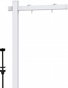 [Hot Item] New Design White Outdoor Real Estate PVC Sign Post