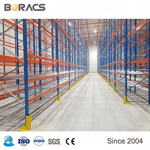 [Hot Item] Heavy Duty Industry Display Selective Stacking Galvanized Warehouse Storage Metal Shelf Pallet Steel Cargo Rack