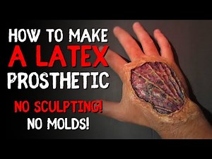 How To Make A Liquid Latex Prosthetic - DIY Halloween MakeUp - No Molds | Dark Nook