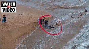 Drone footage captures incredible rescue at Dee Why