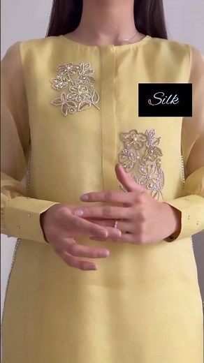 Beautiful dress design 2024 / Silk dress design #shorts #winterdress #dress #trending #dressdesign