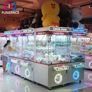 [Hot Item] Funspace Coin Operated Arcade Plush Doll Machine Claw Crane Catch Gift Toy Vending Claw Crane Machine