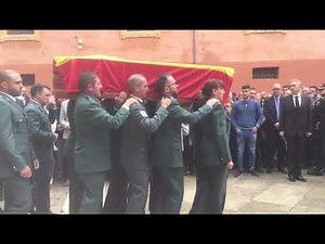 Funeral del guardia civil asesinado en un control