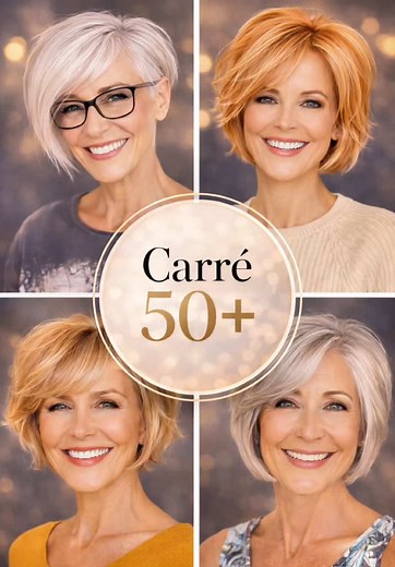 Bob Haircut Over 50: Yes or No? Elegant Carré Styles