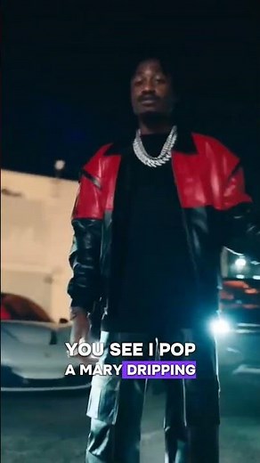 Heart on my sleeve" type of energy. 🎵 🩸 "Let It Flow" – Lil Tjay ft. Ether Da Connect. #rap