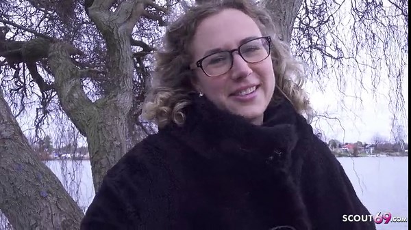 GERMAN SCOUT - Big natural Tits BBW Mature Kathy Deep Pickup for Casting Fuck