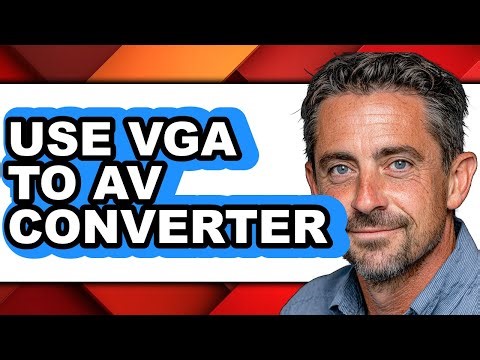 How to Use Vga to Av Converter (easy Method)