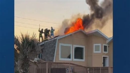 Firefighter hurt battling house fire in Flagler Beach