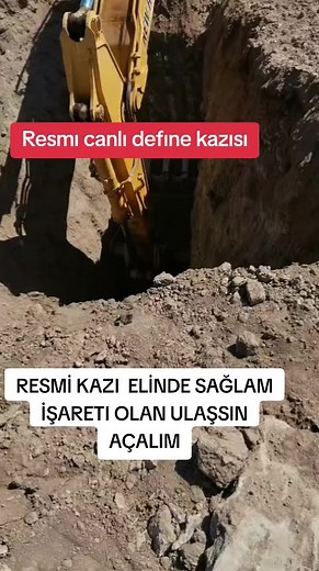 Define kazısı canlı: elinde sağlam işareti olanlara resmi kazı çağrısı
