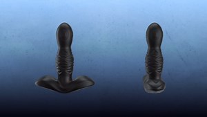 Fast Thrusting Anal Vibrator with Remote Control – 2-in-1 G-Spot and Prostate Massager, 7 Thrusting & 8 Vibration Modes, USB Rechargeable, Soft-Silicone, Waterproof, Perfect Size, Discreet Packaging