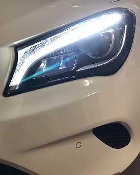 Mercedes CLA Blue Headlights Full LED Open